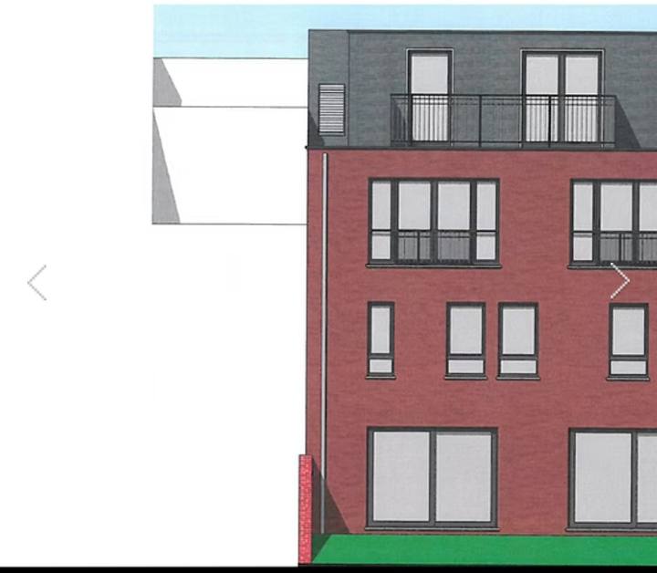Élévation de façade du projet Auderghem